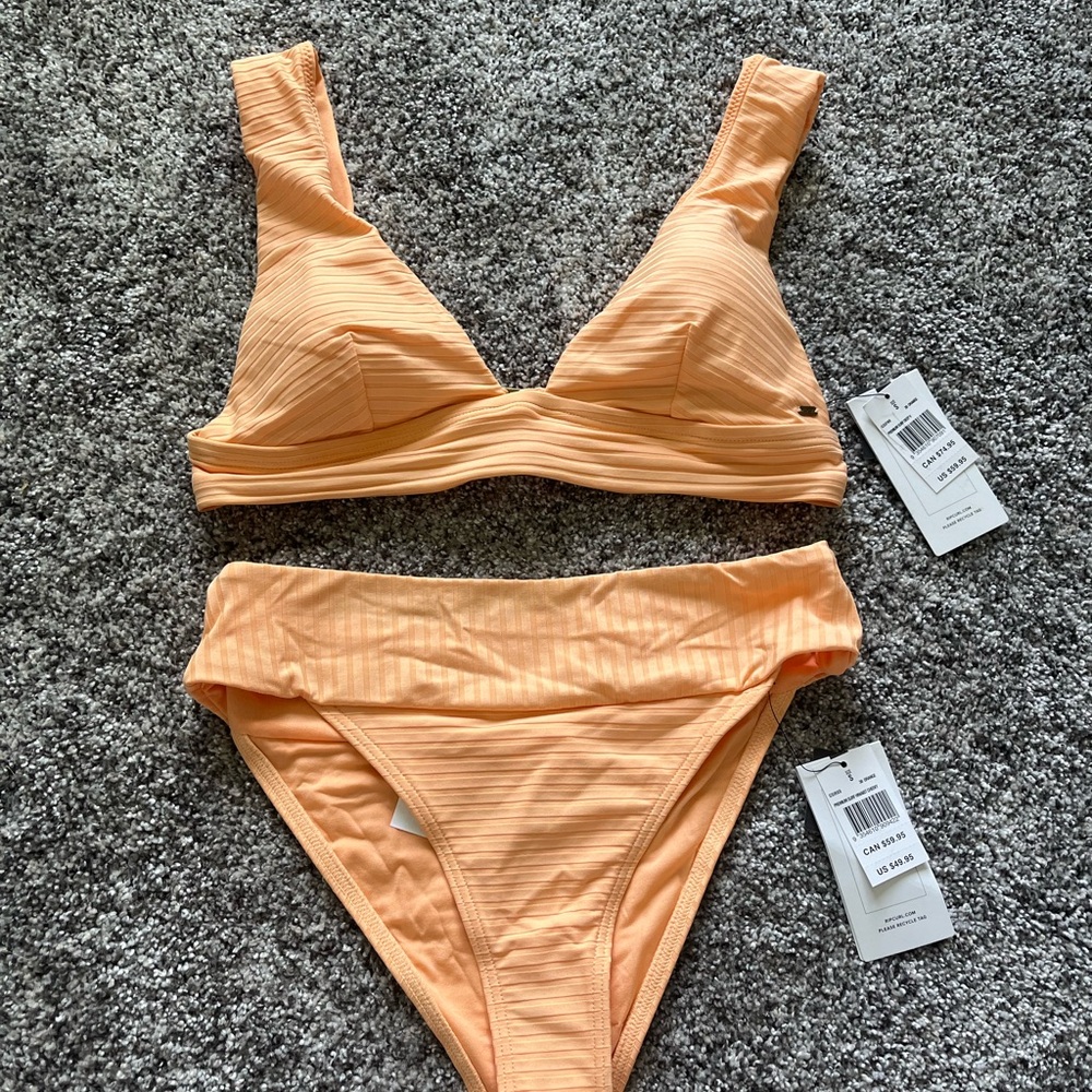 Rip Curl Orange Bikini Set Swimwear